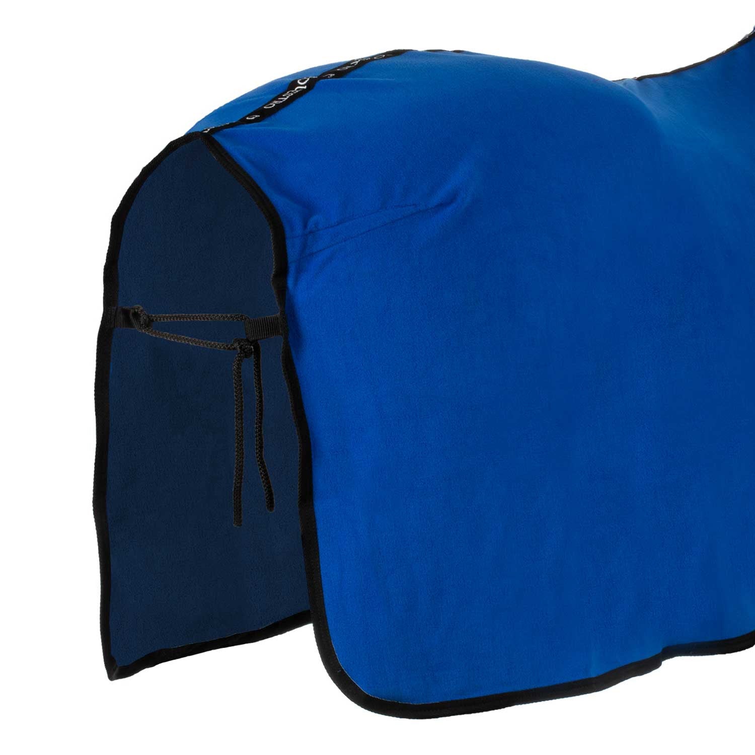 Manta polar con cierre frontal Equestro X FISE - Azzurro Savoia