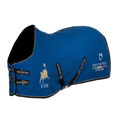 Manta de box de tejido waffle Equestro X FISE