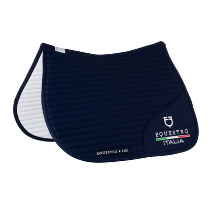 Sudadera de salto con logo bordado Equestro X FISE - Navy Blazer
