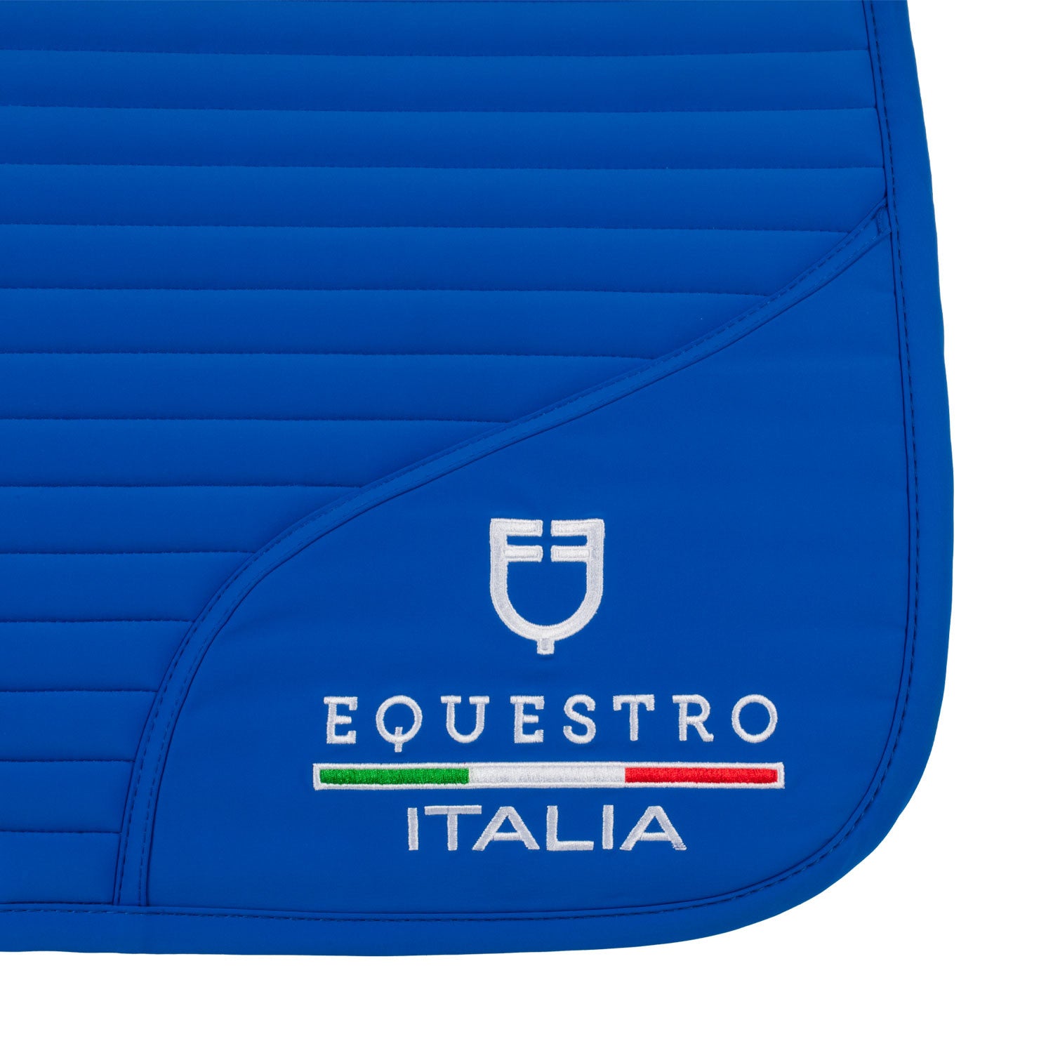 Sudadera de salto con logo bordado Equestro X FISE - Azzurro Savoia