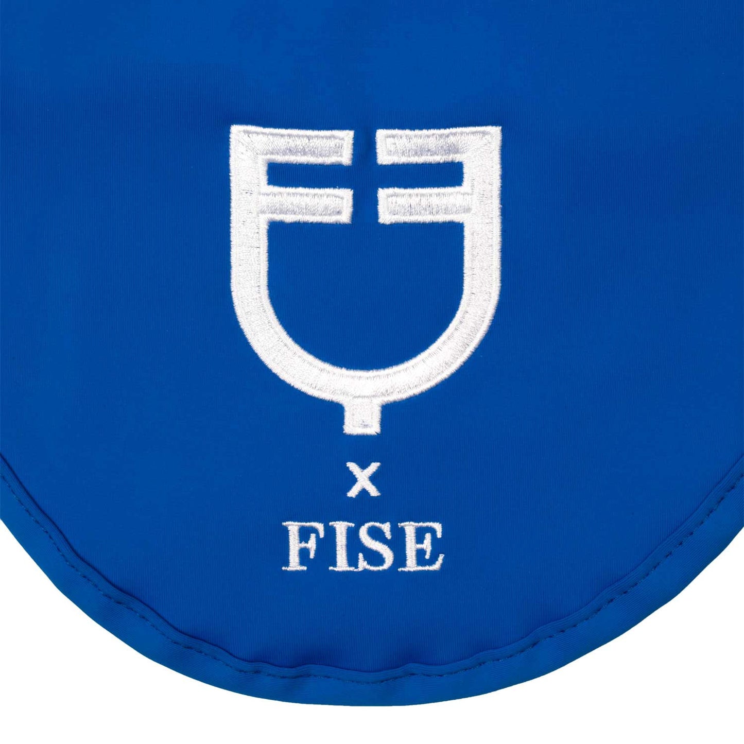 Gorro en tejido técnico Equestro X FISE - Azzurro Savoia