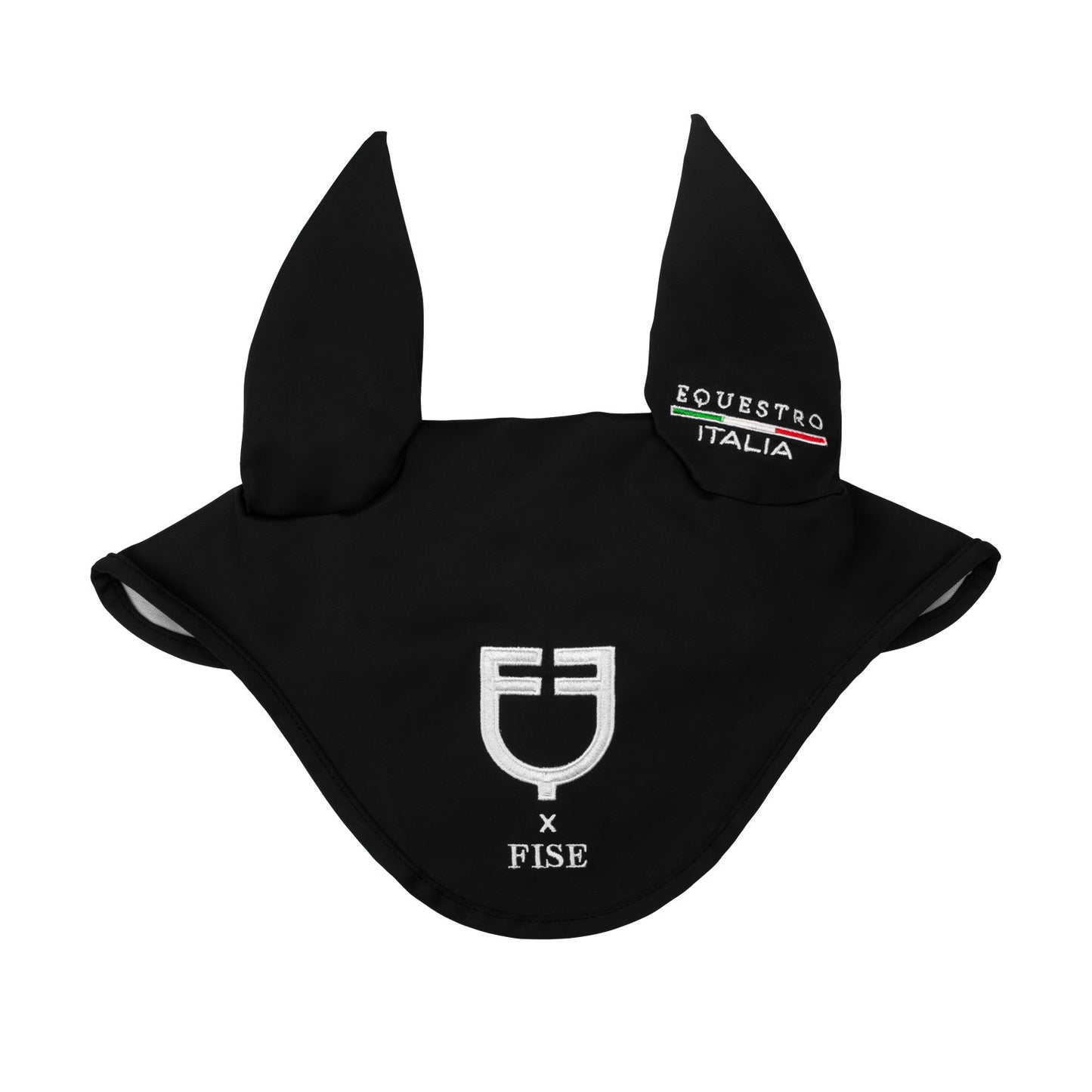 Gorro en tejido técnico Equestro X FISE - Negro