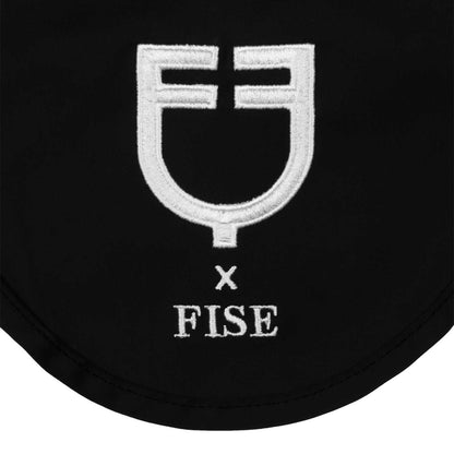 Gorro en tejido técnico Equestro X FISE - Negro