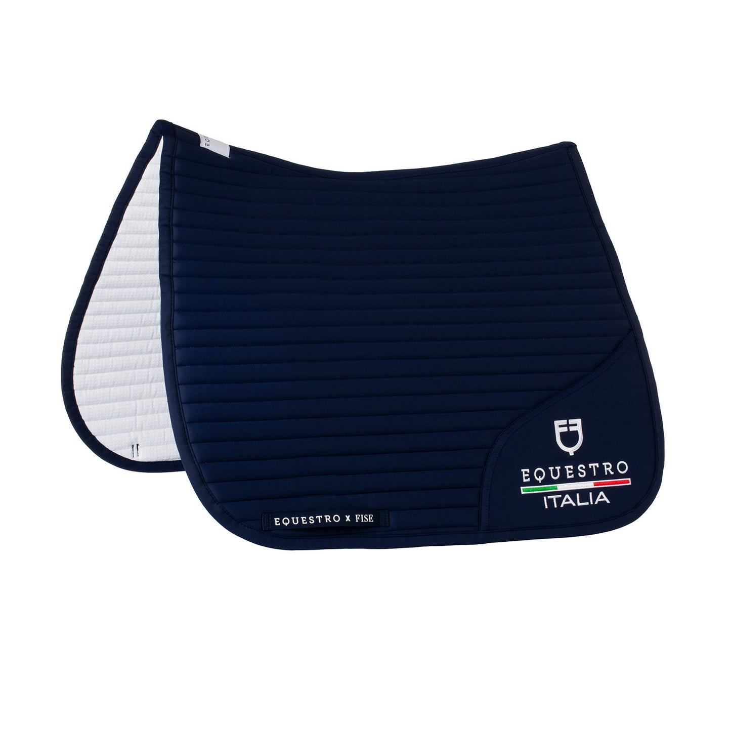 Sudadera de doma con logo bordado Equestro X FISE - Navy Blazer