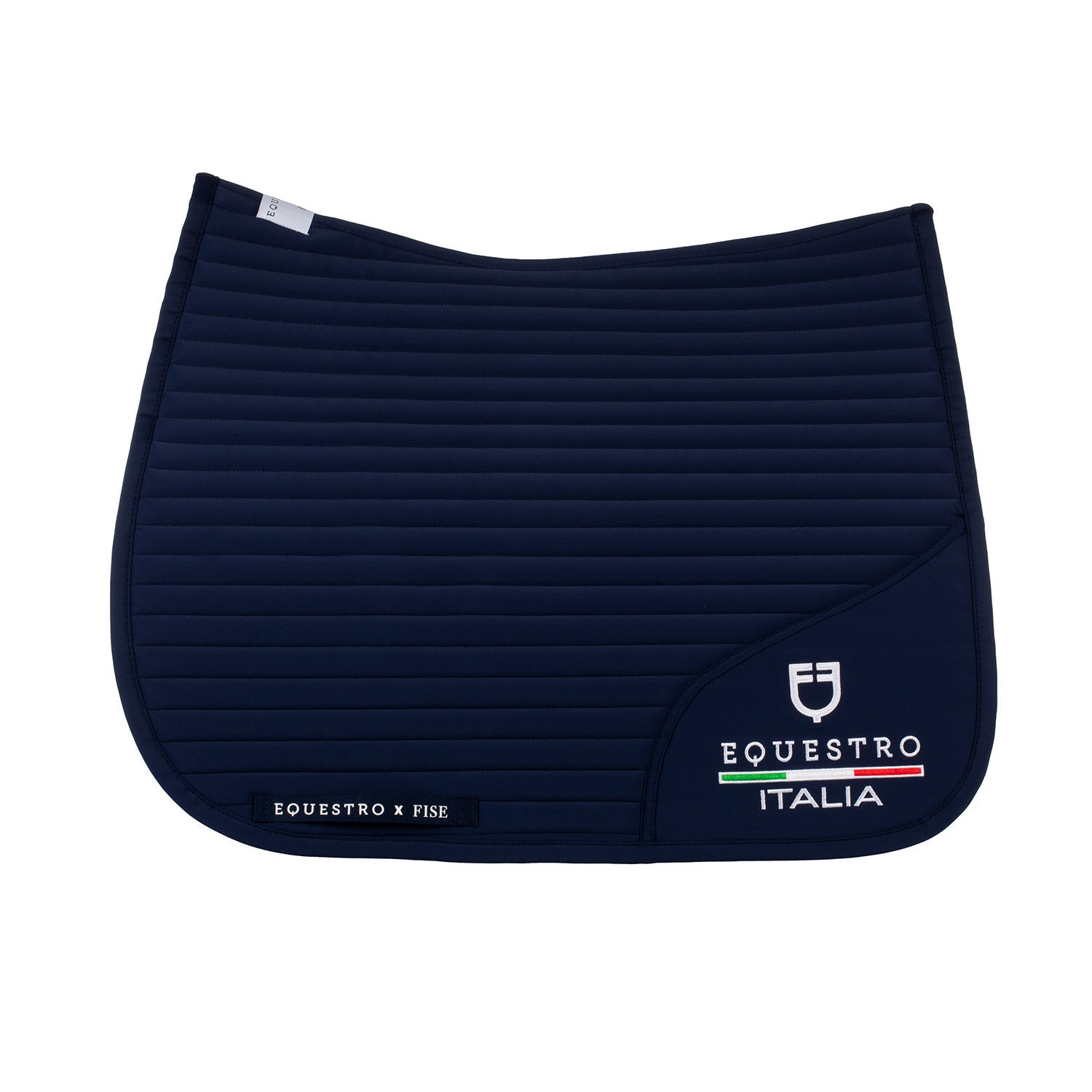Sudadera de doma con logo bordado Equestro X FISE - Navy Blazer
