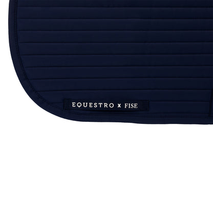 Sudadera de doma con logo bordado Equestro X FISE - Navy Blazer