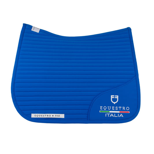 Sudadera de doma con logo bordado Equestro X FISE - Azzurro Savoia