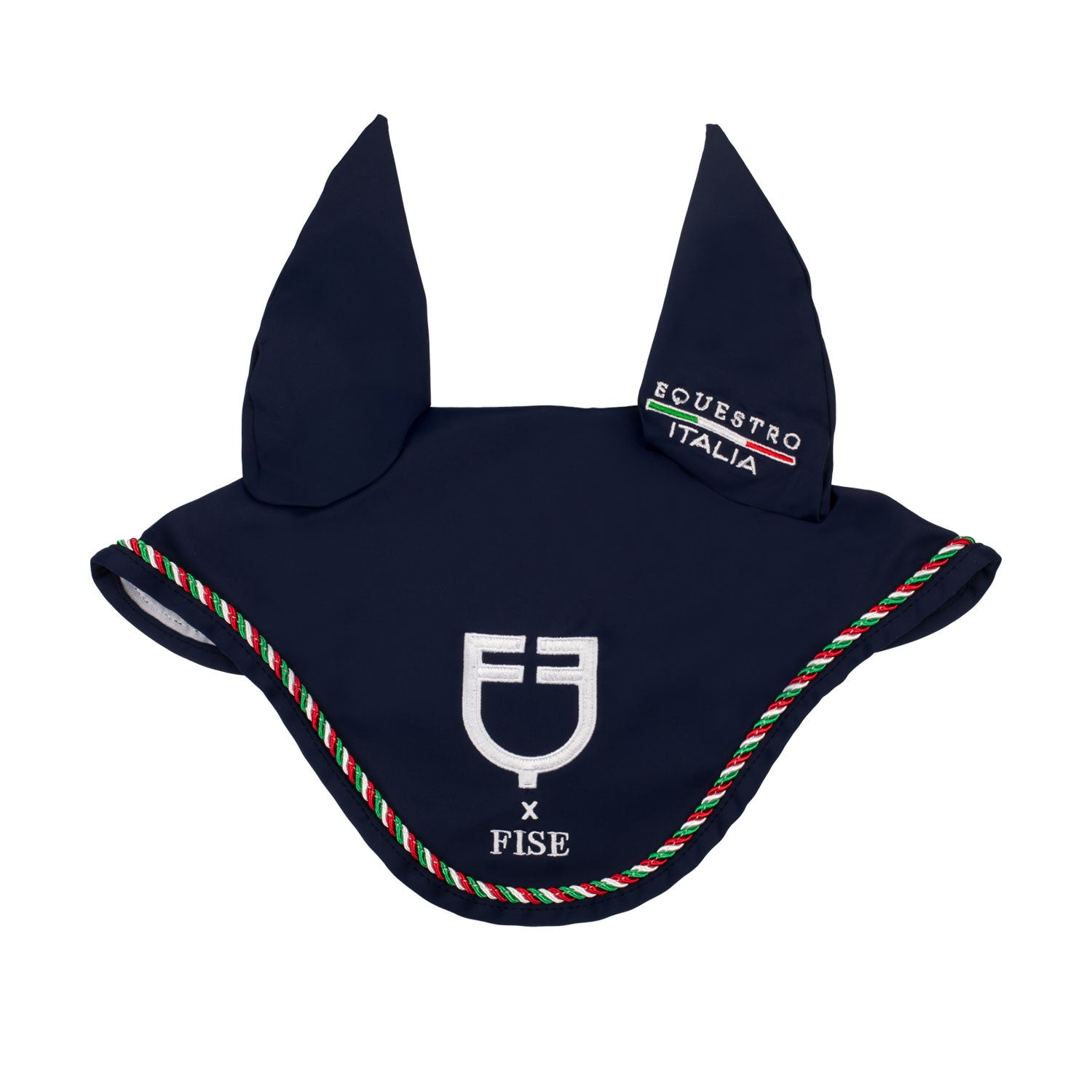 Gorro con ribete tricolor Equestro X FISE