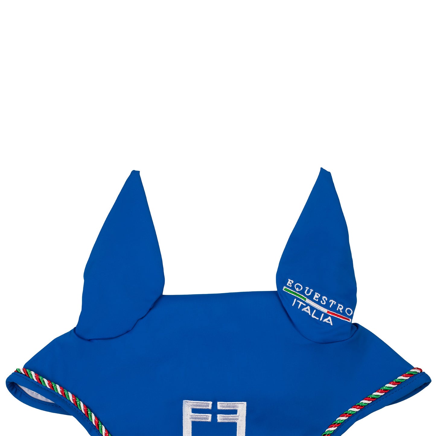 Gorro con ribete tricolor Equestro X FISE - Azzurro Savoia