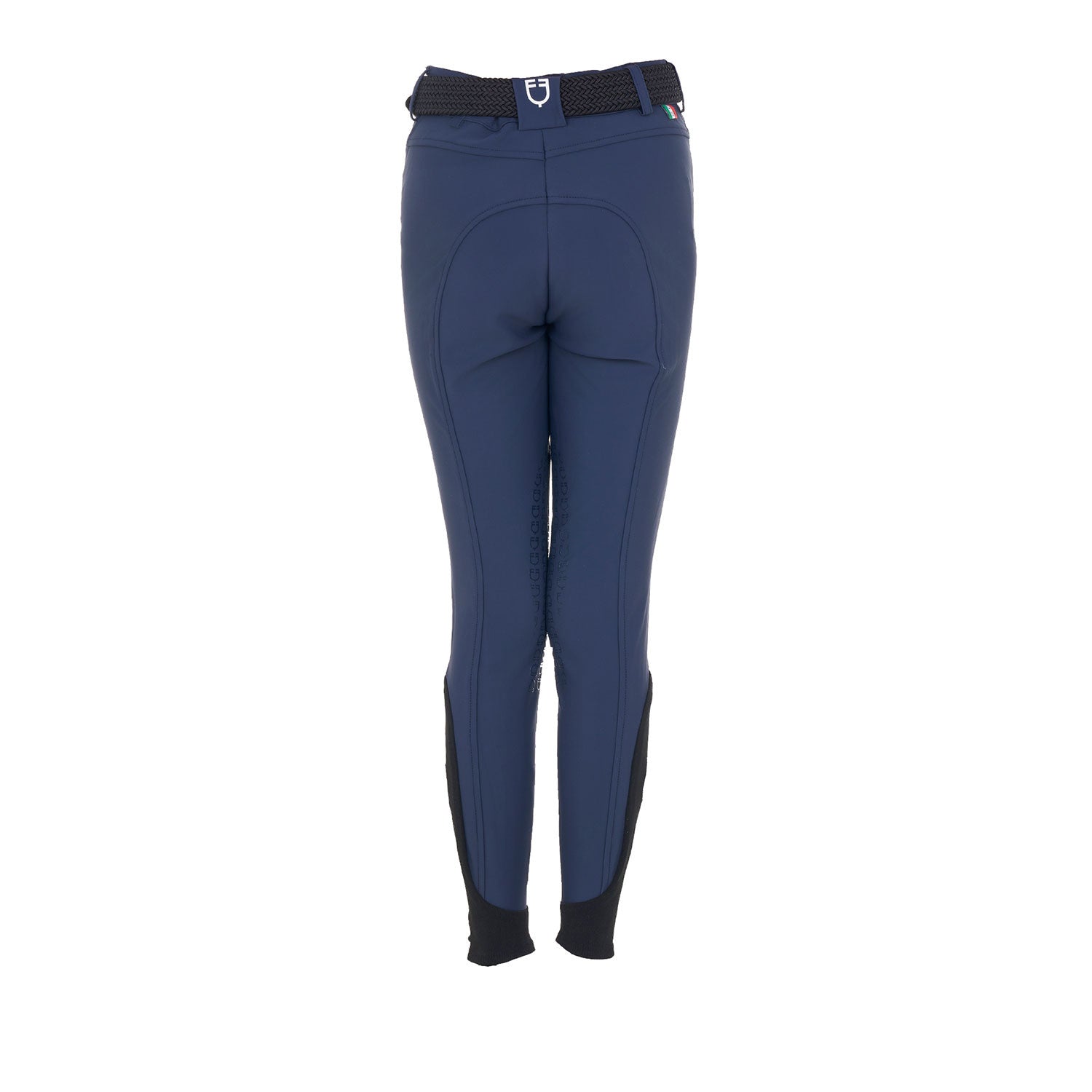 Pantalones unisex para niños grip en la rodilla Equestro X FISE - Navy Blazer