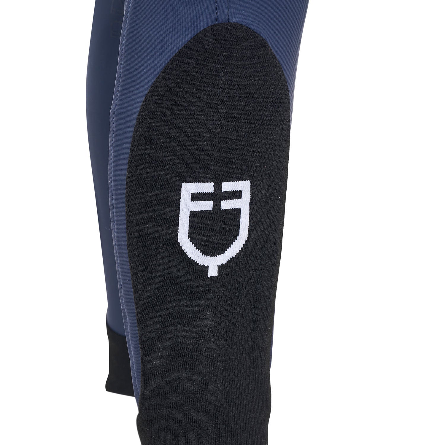Pantalones unisex para niños grip en la rodilla Equestro X FISE - Navy Blazer