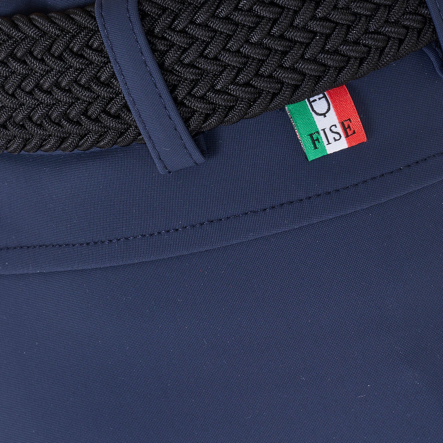 Pantalones unisex para niños grip en la rodilla Equestro X FISE - Navy Blazer