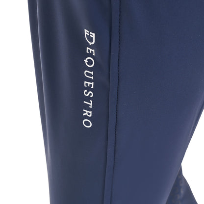 Pantalones unisex para niños grip en la rodilla Equestro X FISE - Navy Blazer