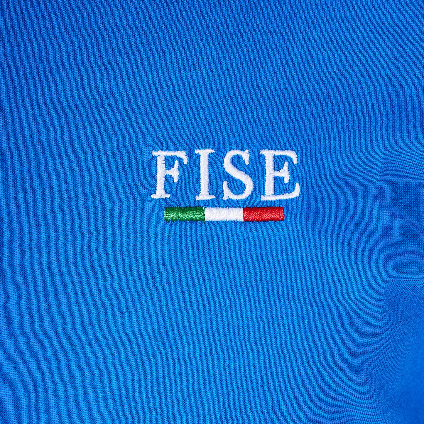 Camiseta de hombre slim fit Equestro X FISE - Azzurro Savoia