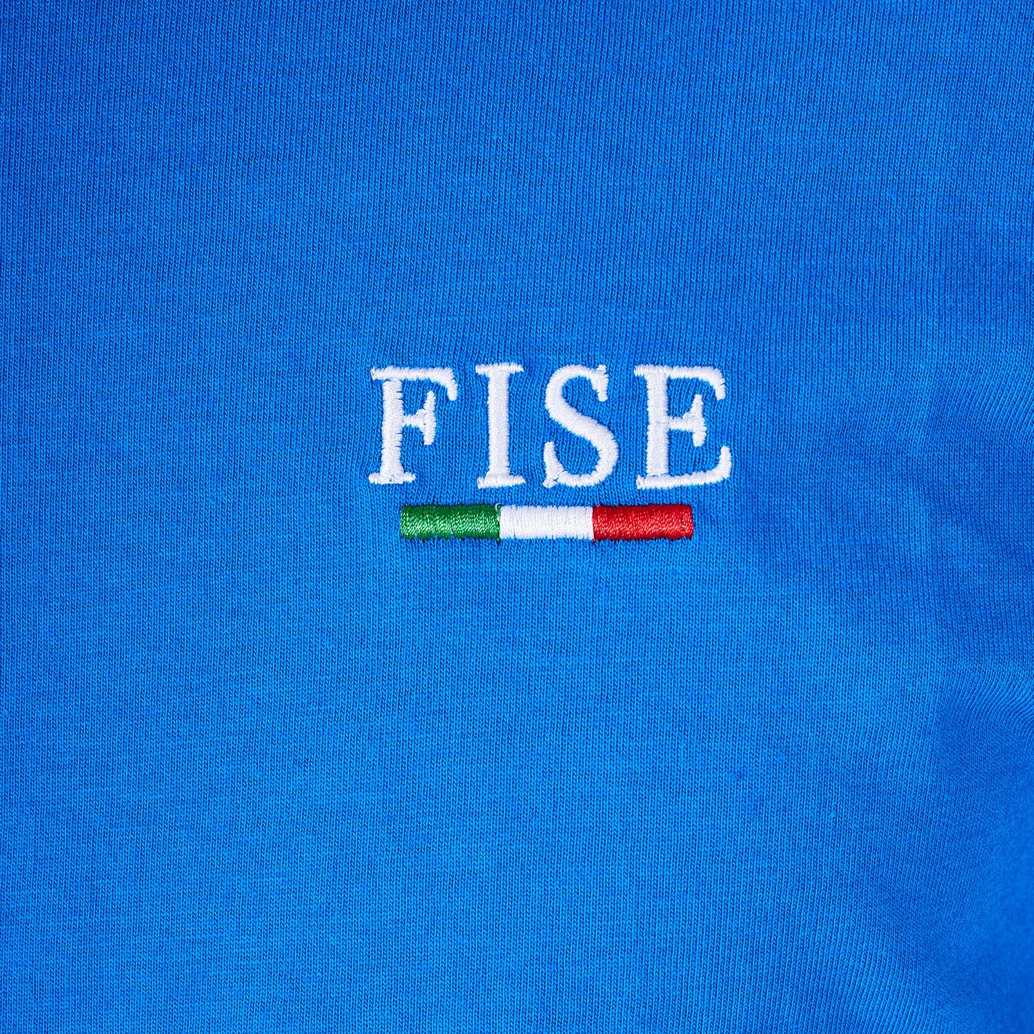 Camiseta de hombre slim fit Equestro X FISE - Azzurro Savoia