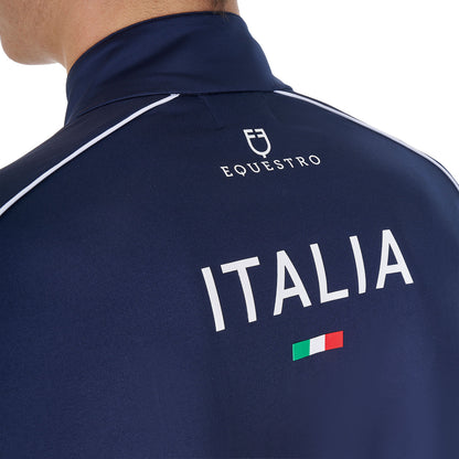Capa base de hombre de entrenamiento Equestro X FISE - Navy Blazer