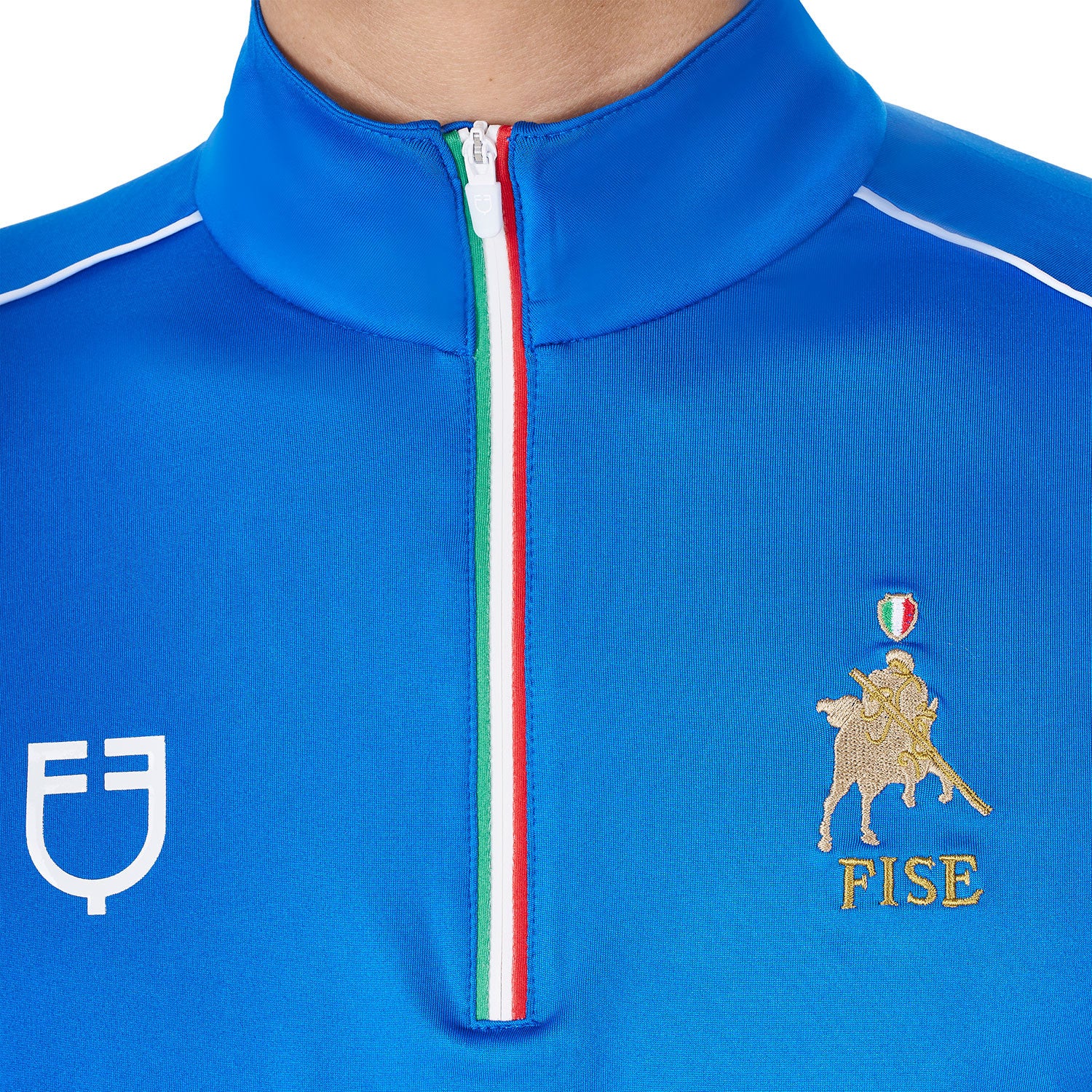 Capa base de hombre de entrenamiento Equestro X FISE - Azzurro Savoia