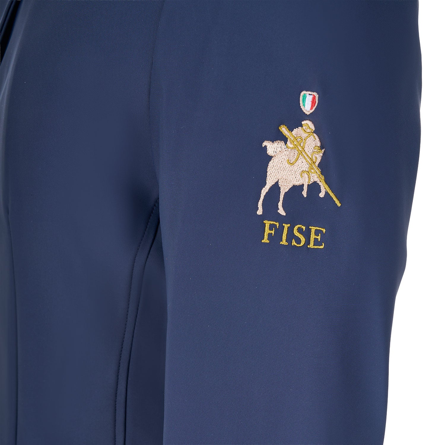 Chaqueta de hombre de concurso tres botones Equestro X FISE - Navy Blazer