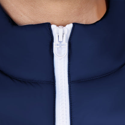 Chaleco sin mangas slim fit hombre Equestro X FISE - Navy Blazer