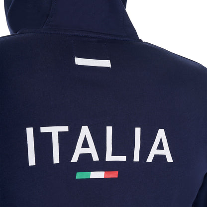 Sudadera de hombre con capucha Equestro X FISE - Navy Blazer