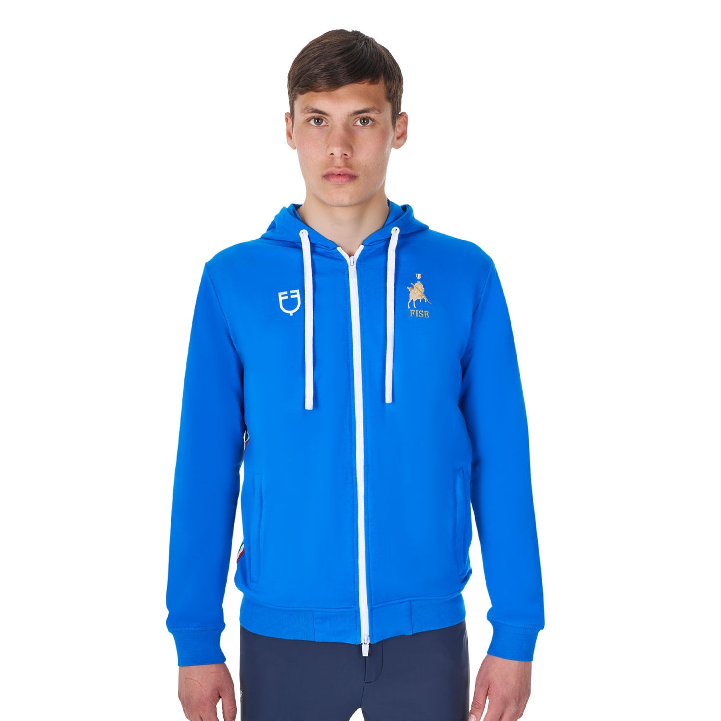 Sudadera de hombre con capucha Equestro X FISE