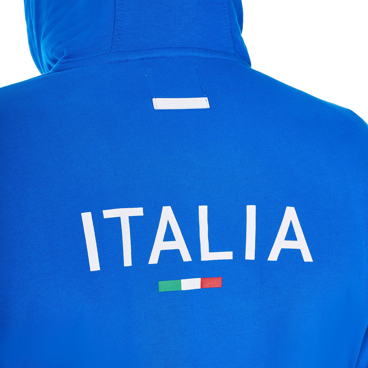 Sudadera de hombre con capucha Equestro X FISE - Azzurro Savoia
