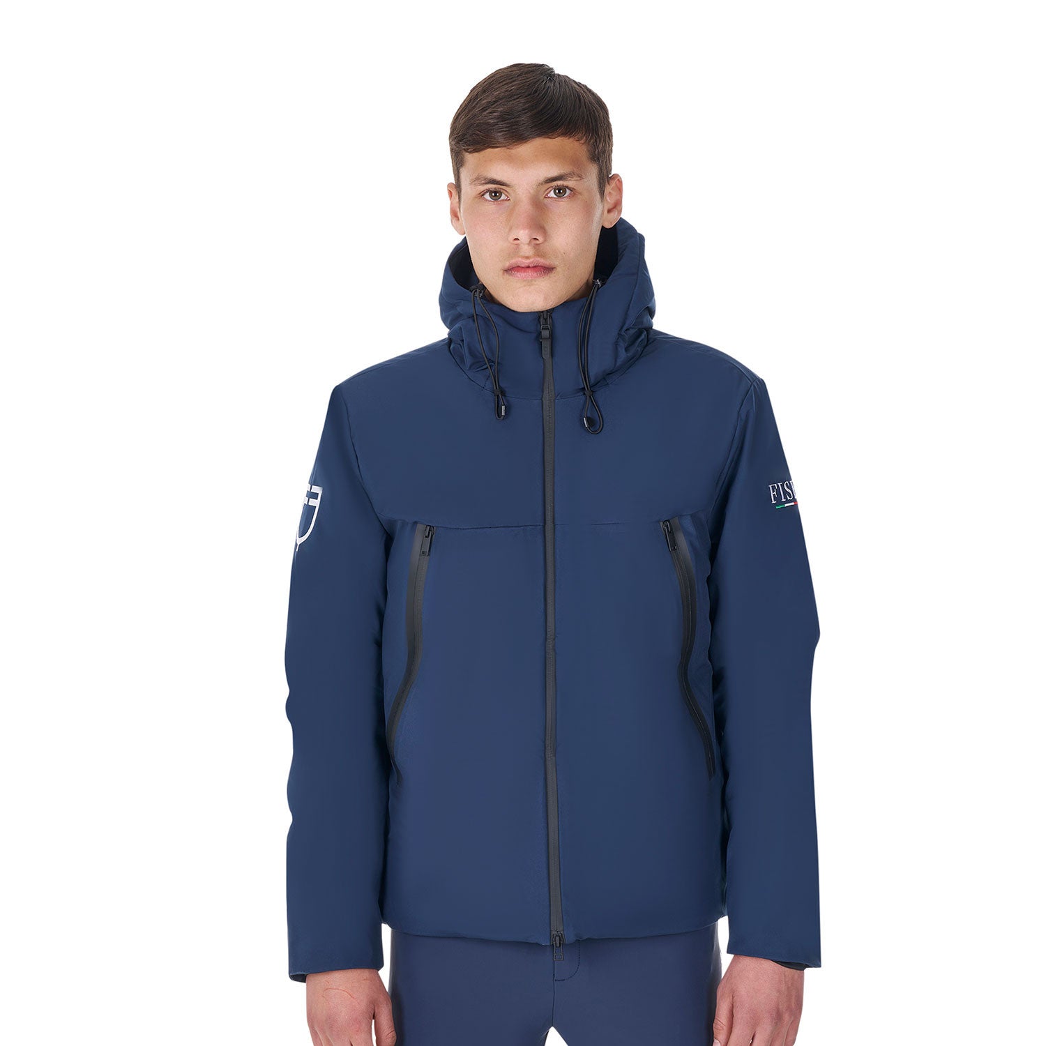 Chaqueta acolchada impermeable de hombre Equestro X FISE