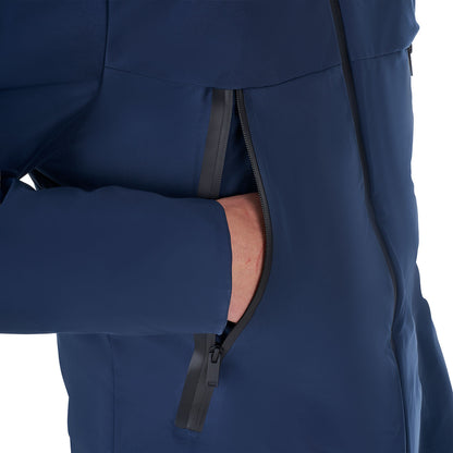 Chaqueta acolchada impermeable de hombre Equestro X FISE - Navy Blazer
