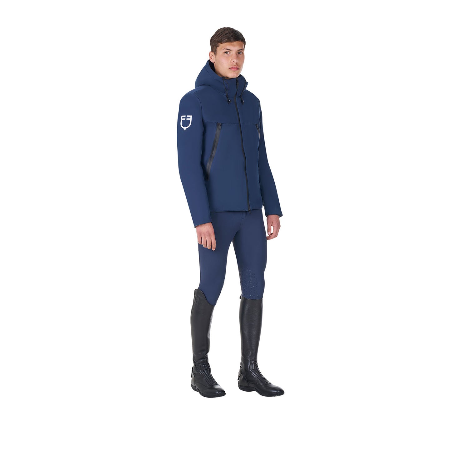 Chaqueta acolchada impermeable de hombre Equestro X FISE - Navy Blazer