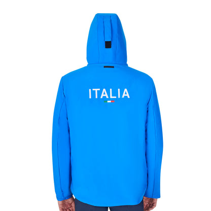 Chaqueta acolchada impermeable de hombre Equestro X FISE - Azzurro Savoia