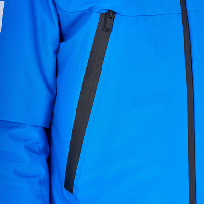 Chaqueta acolchada impermeable de hombre Equestro X FISE - Azzurro Savoia