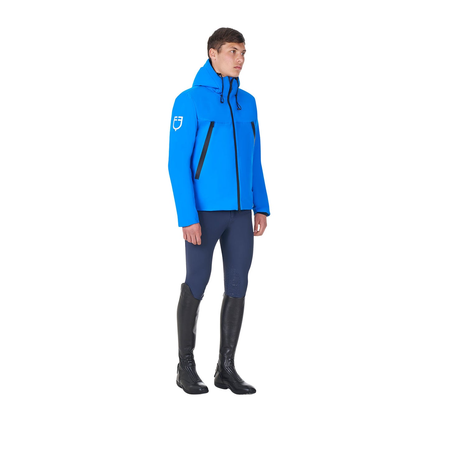 Chaqueta acolchada impermeable de hombre Equestro X FISE - Azzurro Savoia