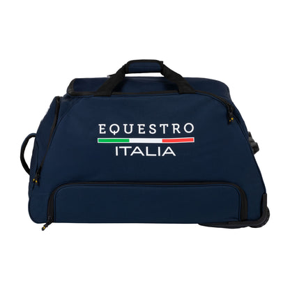 Bolsa trolley con logo Equestro X FISE - Navy Blazer