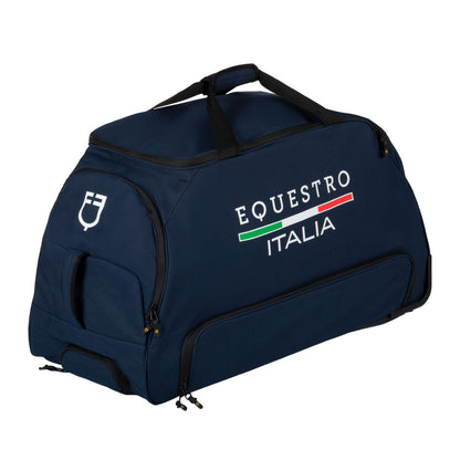 Bolsa trolley con logo Equestro X FISE - Navy Blazer