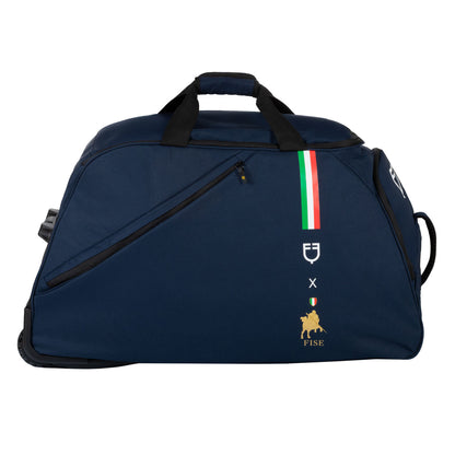 Bolsa trolley con logo Equestro X FISE - Navy Blazer