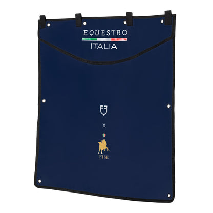 Carpa box larga logo bordado Equestro X FISE - Navy Blazer
