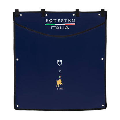 Carpa box larga logo bordado Equestro X FISE - Navy Blazer