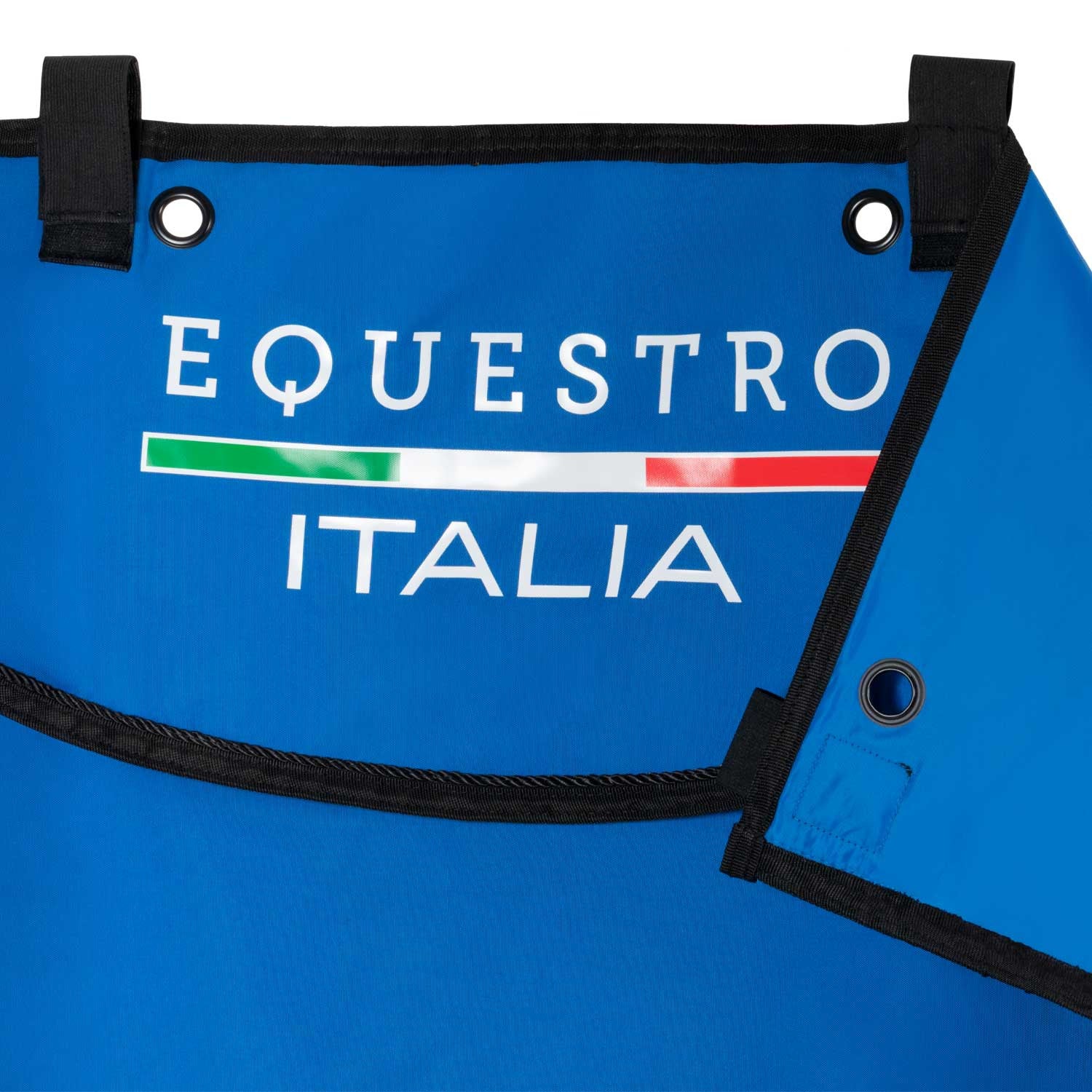 Carpa box larga logo bordado Equestro X FISE - Azzurro Savoia