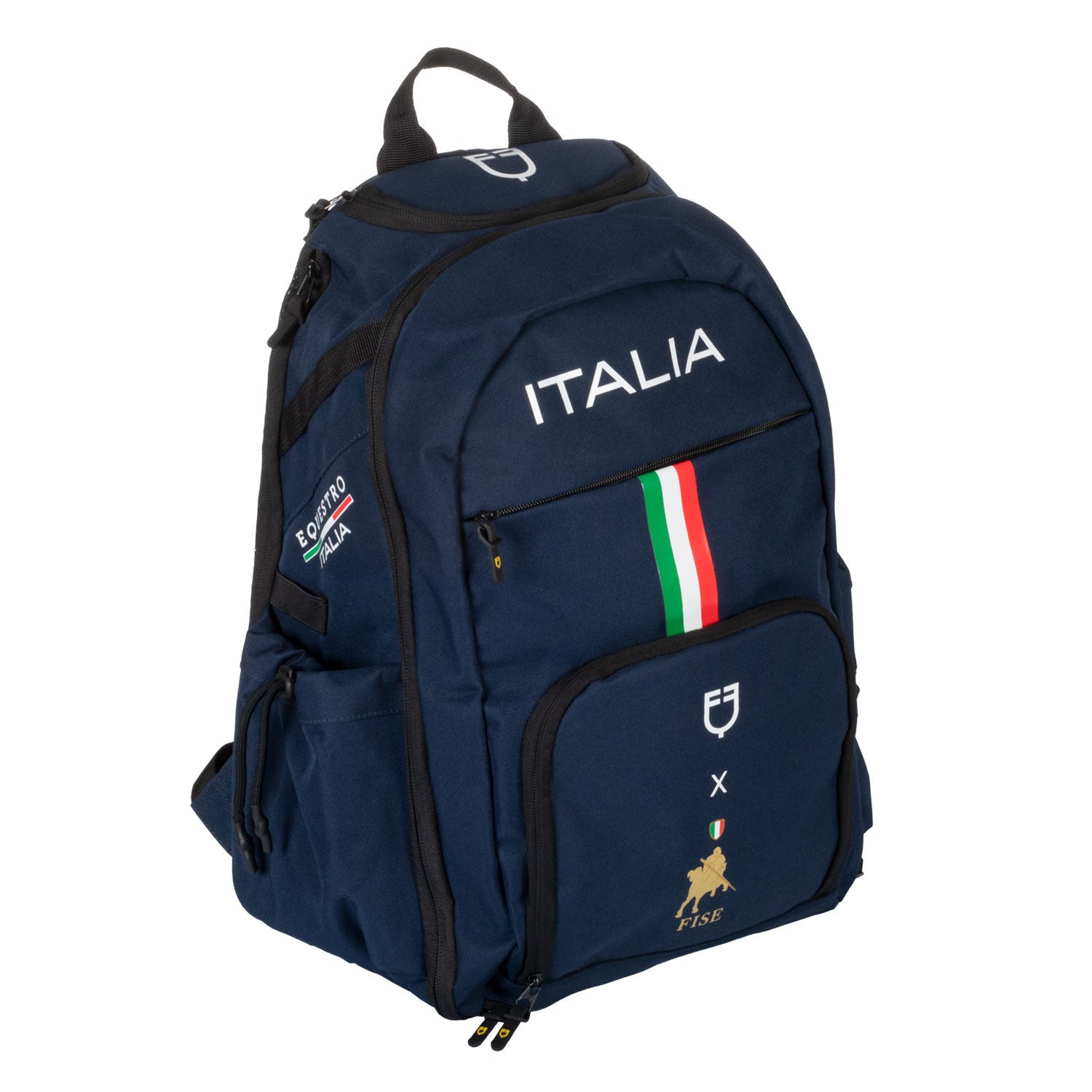 Mochila técnica multibolsillos Equestro con Fise - Navy Blazer
