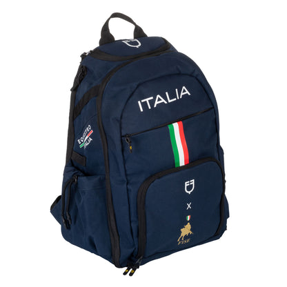 Mochila técnica multibolsillos Equestro con Fise - Navy Blazer