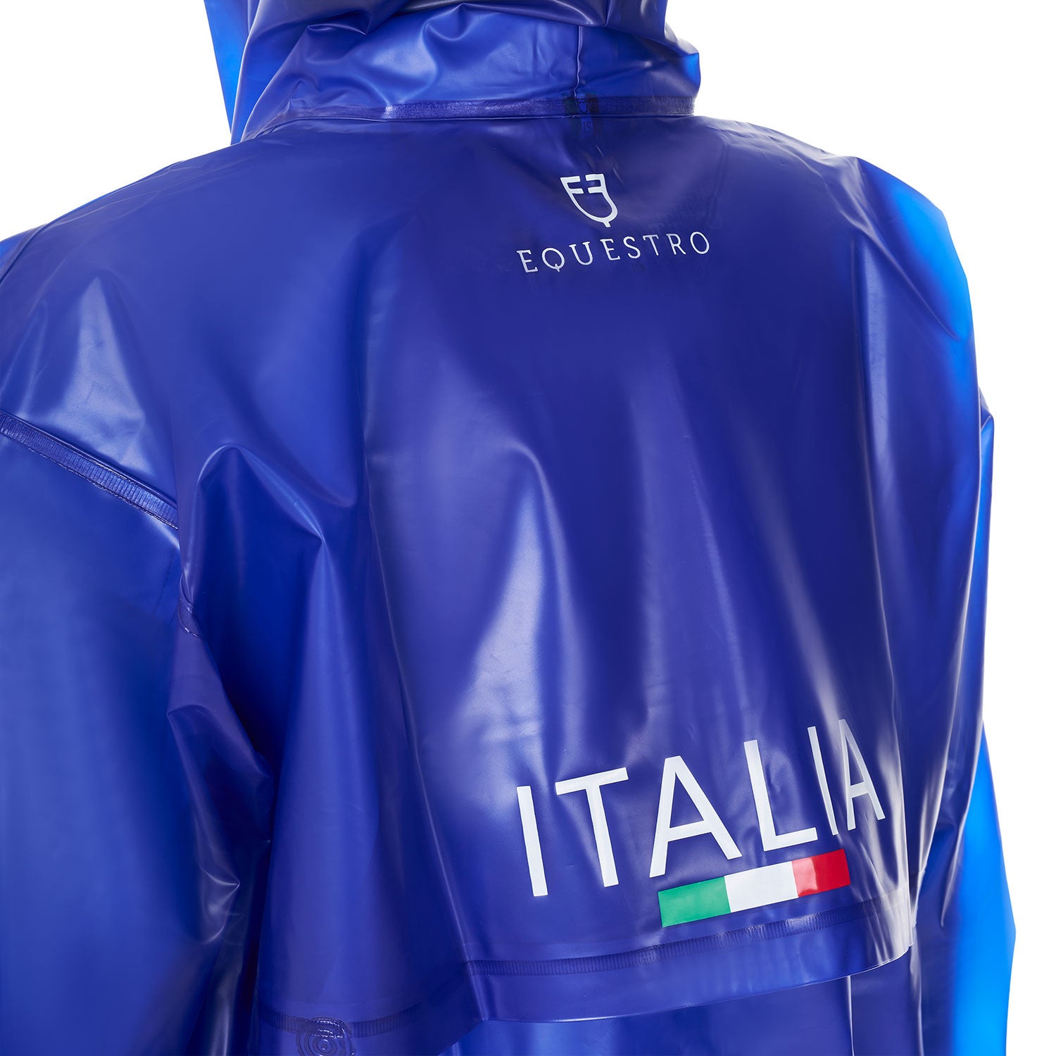Impermeable unisex Equestro X FISE - Azzurro Savoia