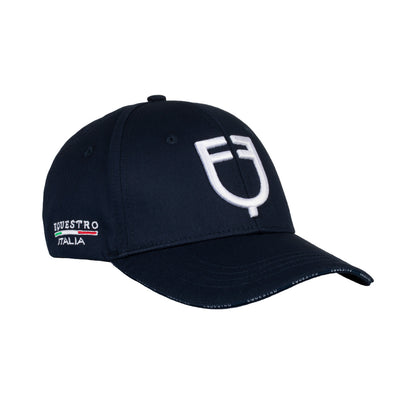 Gorra unisex de béisbol Equestro X FISE - Navy Blazer