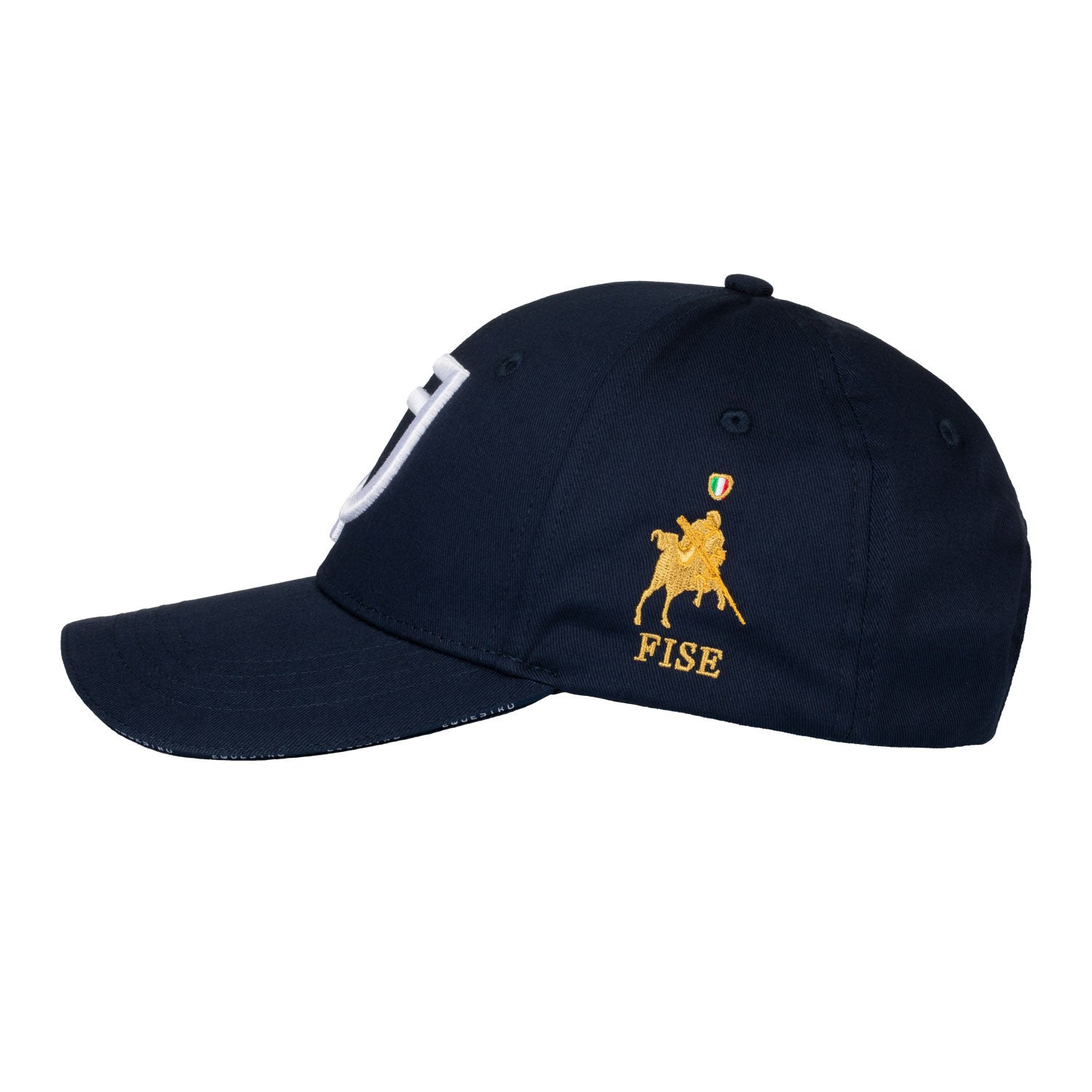 Gorra unisex de béisbol Equestro X FISE - Navy Blazer