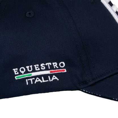 Gorra unisex de béisbol Equestro X FISE - Navy Blazer