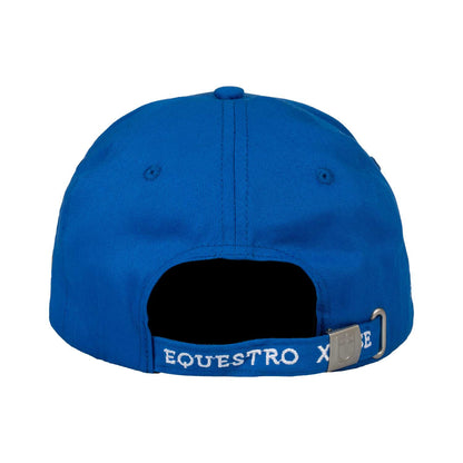Gorra unisex de béisbol Equestro X FISE - Azzurro Savoia