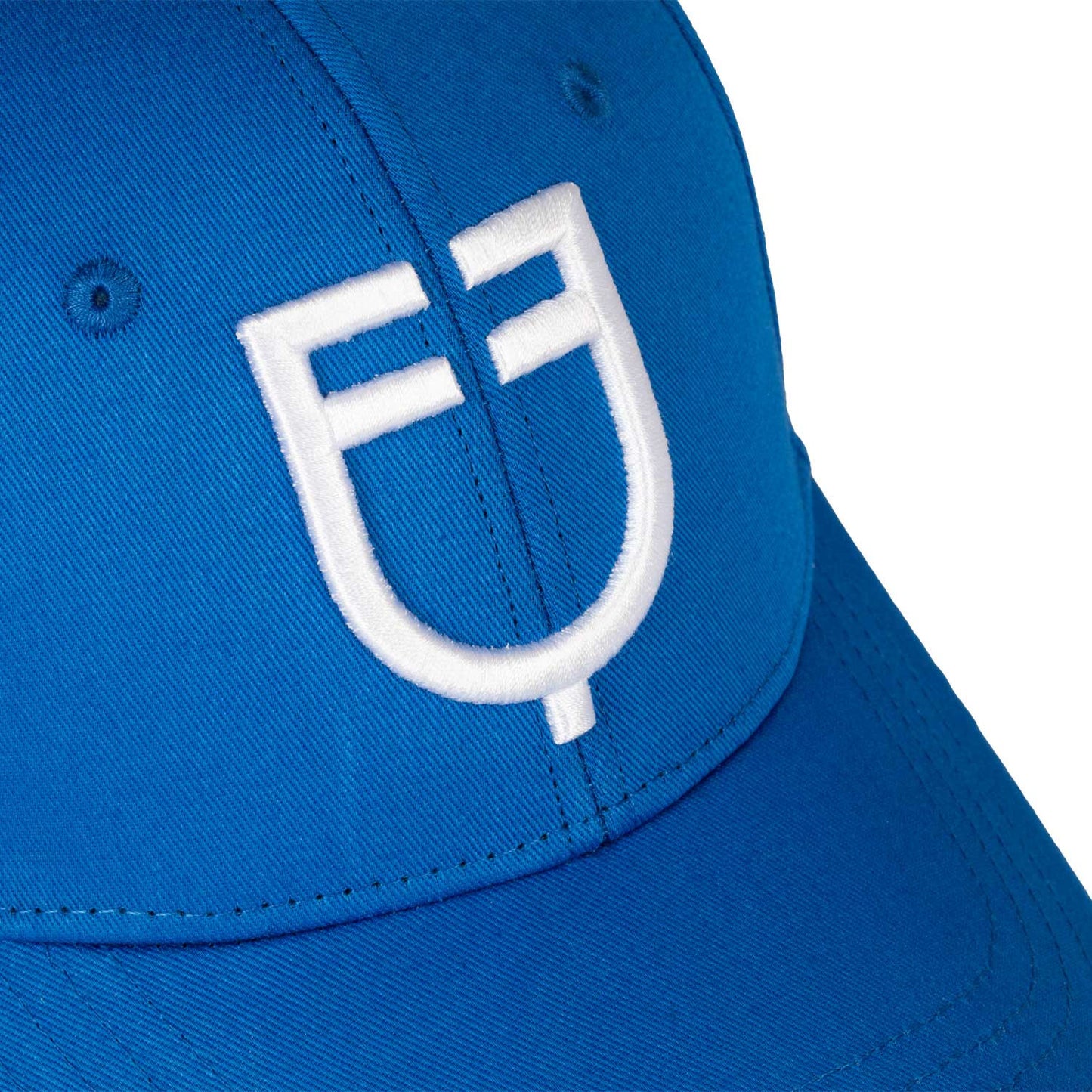 Gorra unisex de béisbol Equestro X FISE - Azzurro Savoia