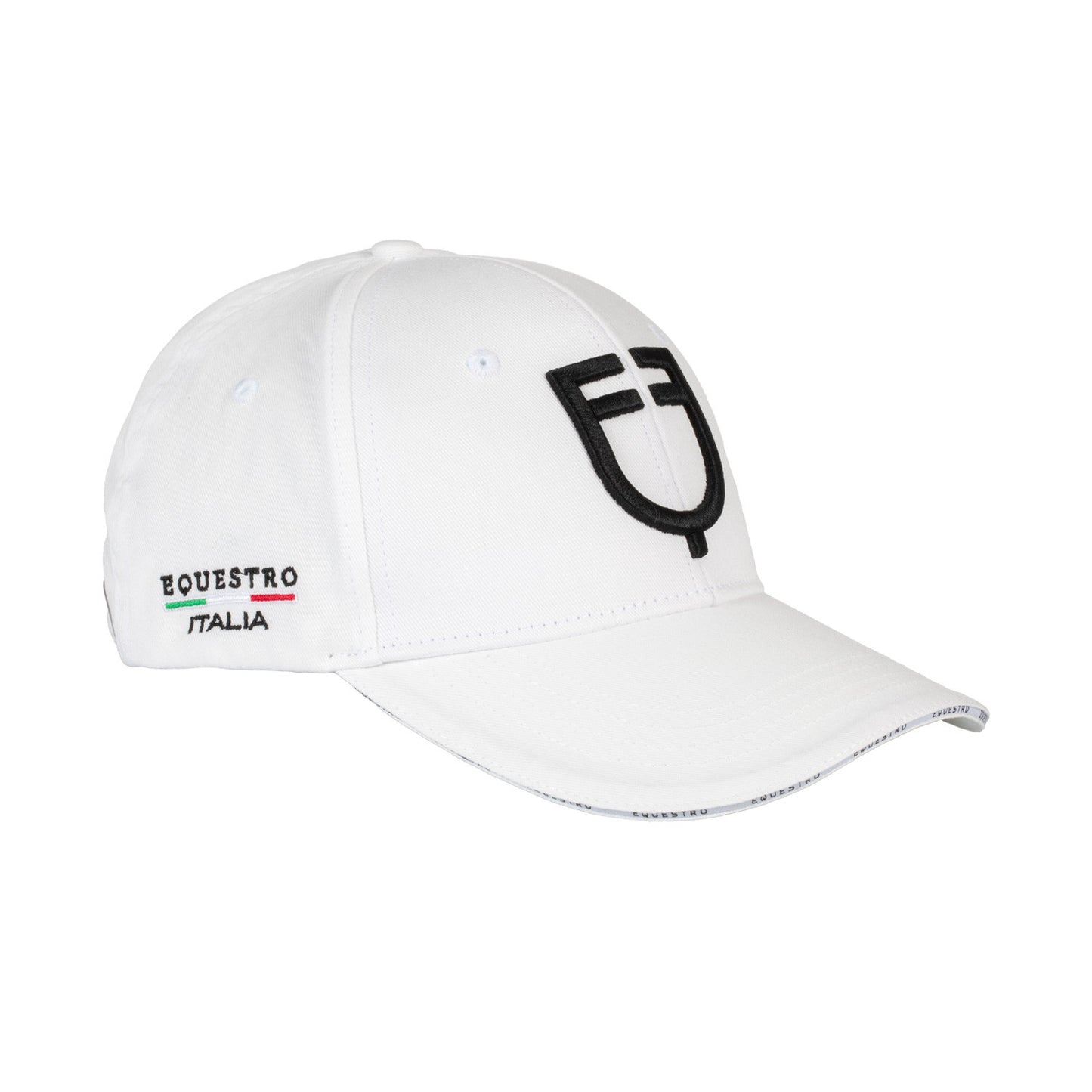 Gorra unisex de béisbol Equestro X FISE - Blanco
