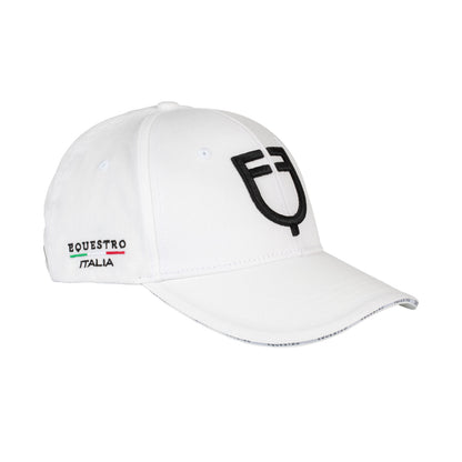 Gorra unisex de béisbol Equestro X FISE - Blanco