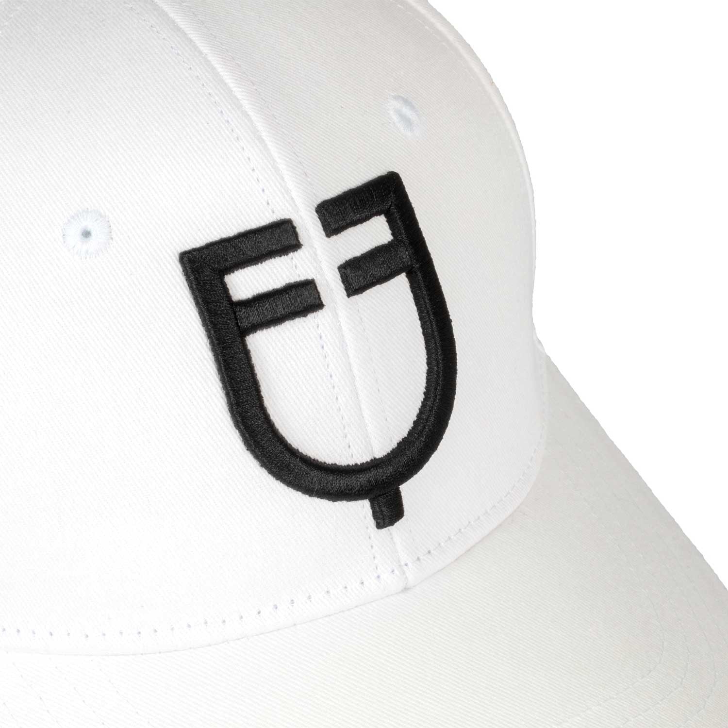 Gorra unisex de béisbol Equestro X FISE - Blanco