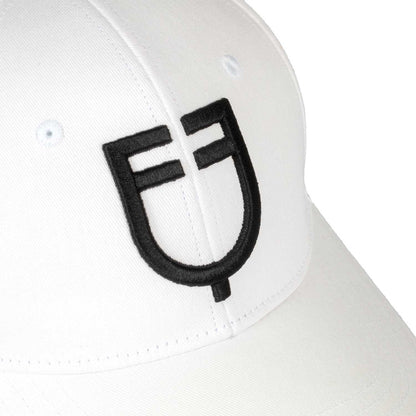 Gorra unisex de béisbol Equestro X FISE - Blanco